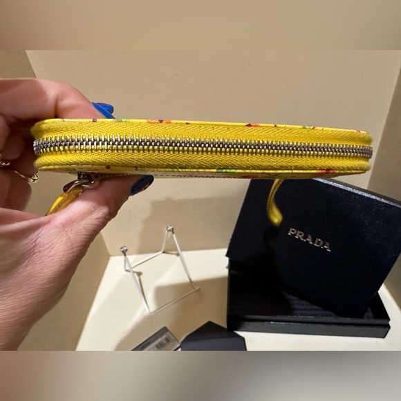 PRADA RARE PALM TREE WALLET/MINI Pochette - Picture 7 of 13